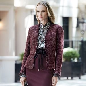 White House Black Market Tweed Blazer